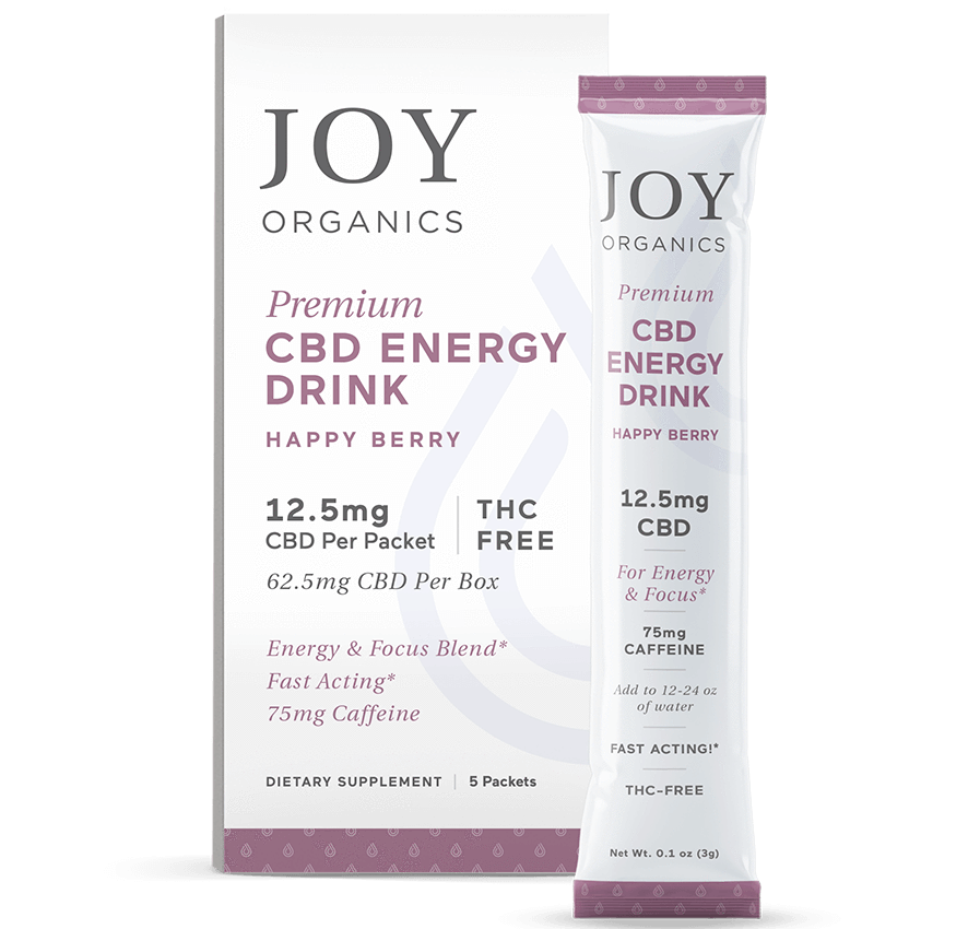 Joy Organics Premium CBD Energy Drink